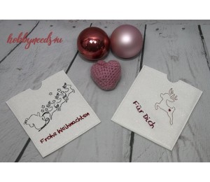 Stickserie - Weihnachts Silhouette 2